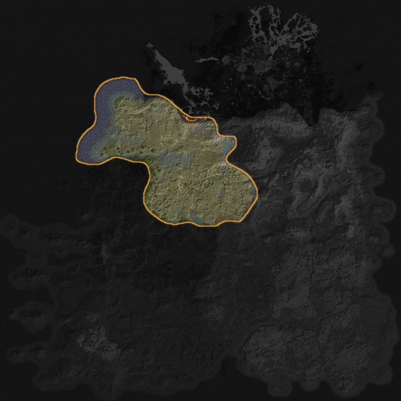 Veilwater Basin on the map of Embervale