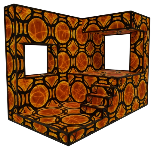 A small building made of Ancient Beacon Block
