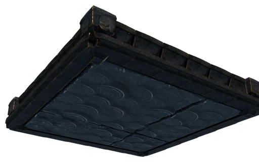 A slab of Ancient Dungeon Block seen from below