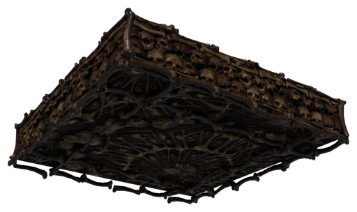 A slab of Bone Block seen from below