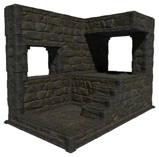 A small building made of Citywall Block