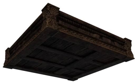 A slab of Conifer Wood Block seen from below
