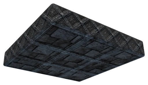 A slab of Iron Block seen from below