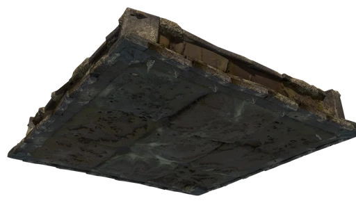 A slab of Mycelium Overgrown Block seen from below