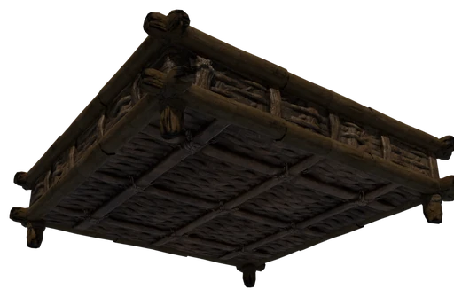 A slab of Plaited Block seen from below