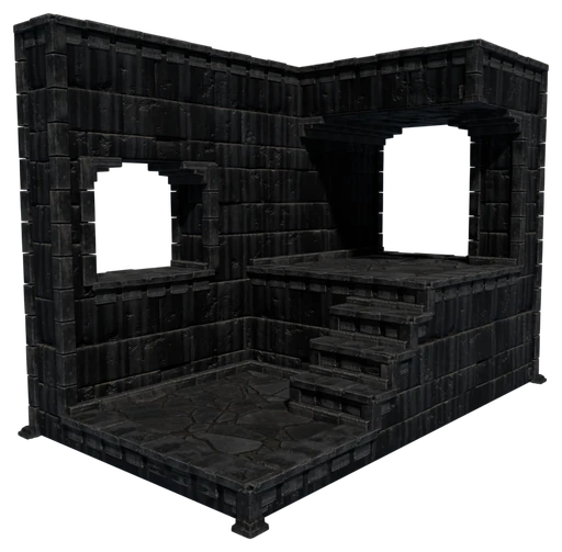 A small building made of Polished Granite Block
