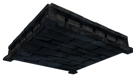 A slab of Polished Granite Block seen from below