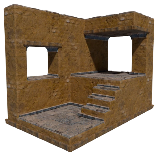 A small building made of Refined Sandstone Block