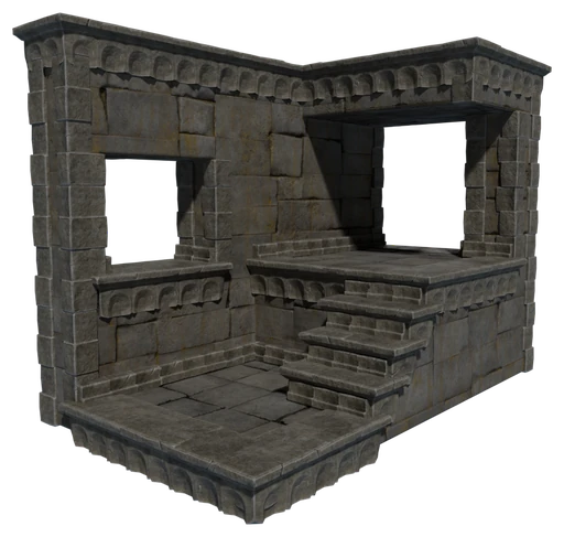 A small building made of Refined Stone Block