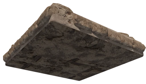A slab of Regular Sandstone Block seen from below