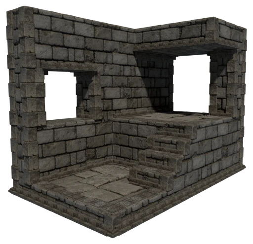 A small building made of Regular Stone Block