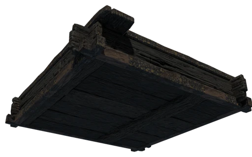 A slab of Shroud Wood Block seen from below