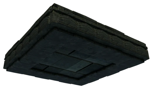 A slab of Well Block seen from below