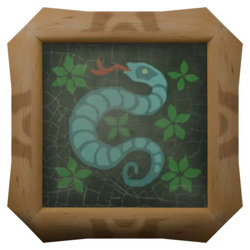 The painting "Flower Snake"