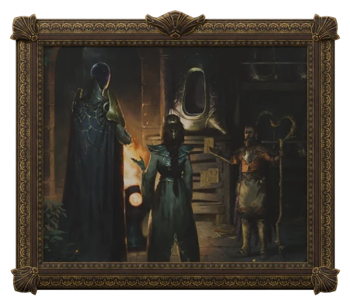The painting Jezmina's Journey Begins